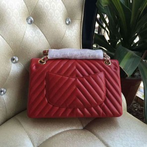 2017 Chanel Classic Flap Bag Original Leather 1112 Gold hardware