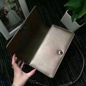 2017 Chanel LeBoy Flap Shoulder Bag Original Goat leather A67086 Bronze