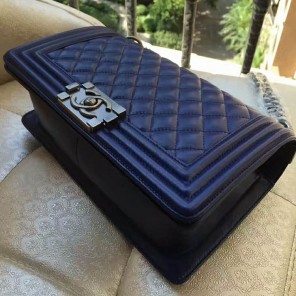 2017 Chanel LeBoy Flap Shoulder Bag Original Sheepskin leather A67086