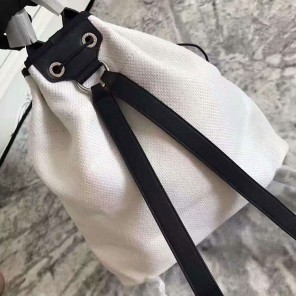 2017 Chanel Original Denim Fabric Backpack A33650 ancient silver hardware