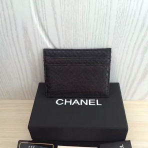 2017 Chanel Original python leather card case A31510
