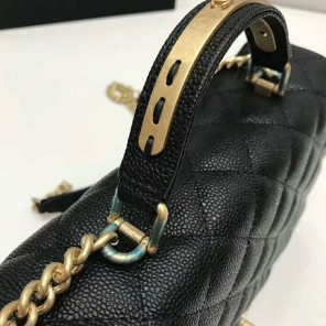 2017 Chanel shoulder Tote bag Original Leather A92720