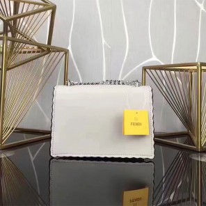 2017 Fendi KAN I SMALL Shoulder bag in calfskin leather 9670