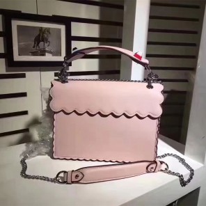 2017 Fendi KAN I handbag in calfskin leather 8BT3961