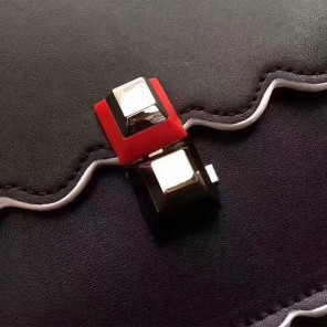 2017 Fendi KAN I handbag in calfskin leather 8BT3961