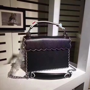 2017 Fendi KAN I handbag in calfskin leather 8BT3961