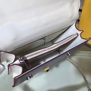 2017 Fendi KAN I handbag in calfskin leather A6205388