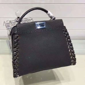 2017 Fendi MINI PEEKABOO handbag in Original calfskin leather 2447