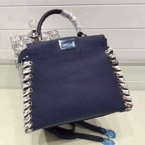 2017 Fendi MINI PEEKABOO handbag in Original calfskin leather 2447