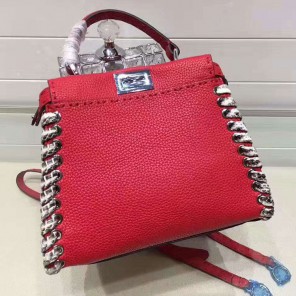 2017 Fendi MINI PEEKABOO handbag in Original calfskin leather 2447