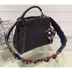 2017 Fendi MINI PEEKABOO handbag in Original calfskin leather 2447