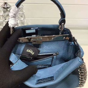 2017 Fendi MINI PEEKABOO handbag in Original calfskin leather 2447