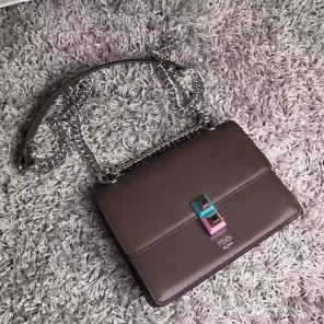 2017 Fendi SMALL KAN I bag in calfskin leather 8M0381