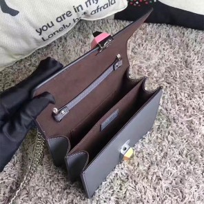 2017 Fendi SMALL KAN I bag in calfskin leather 8M0381