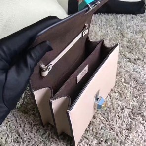 2017 Fendi SMALL KAN I bag in calfskin leather 8M0381