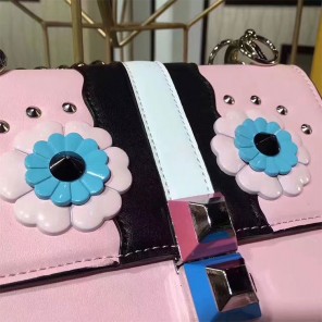 2017 Fendi SMALL KAN I bag in calfskin leather 8M03819