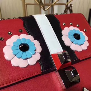 2017 Fendi SMALL KAN I bag in calfskin leather 8M03819