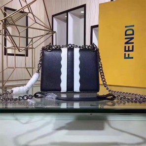 2017 Fendi SMALL KAN I bag in calfskin leather 8M03819