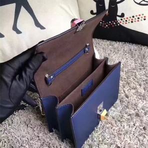 2017 Fendi SMALL KAN I bag in original calfskin leather 8M0381