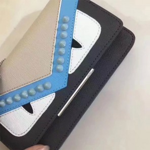 2017 Fendi WALLET ON CHAIN in leather 8M03469