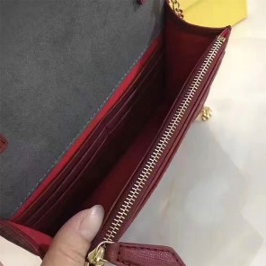 2017 Fendi WALLET ON CHAIN in leather 8M03469