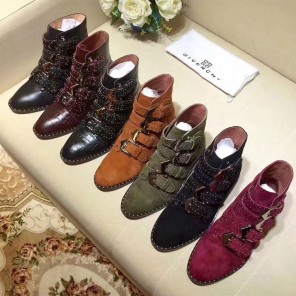 2017 Givenchy women Short Boots in Calfskin leather