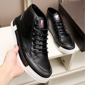 2017 Louis Vuitton men Sneakers shoes in Calfskin Leather inside Lambskin leather