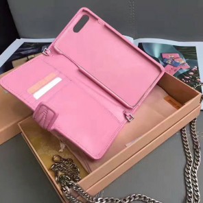 2017 MiuMiu IPHONE CASE in Original Sheepskin leather 5ZH038