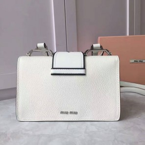 2017 MiuMiu Shoulder BAG IN LEATHER 5BH609