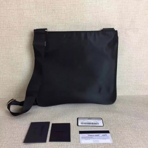 2017 Prada Men Original Nylon with Calfskin leather Shoulder Bag VA053