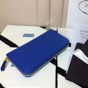 2017 Prada Zip Around Wallet Original leather 1M0506