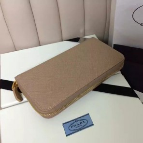 2017 Prada Zip Around Wallet Original leather 1M0506
