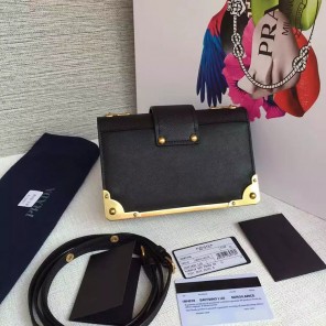 2017 Prada cahier bag Original Calfskin Leather 1BH018