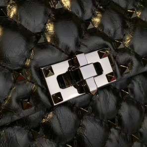 2017 VALENTINO GARAVANI ROCKSTUD SPIKE MEDIUM BAG 0122