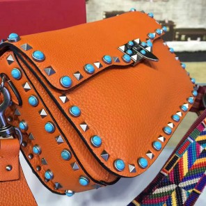 2017 Valentino GUITAR ROCKSTUD ROLLING CROSS BODY BAG 0936L