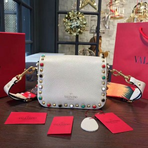 2017 Valentino GUITAR ROCKSTUD ROLLING CROSS SMALL BAG 0936M