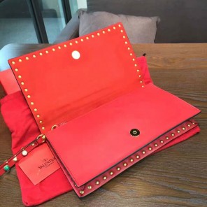 2017 Valentino ROCKSTUD CLUTCH 0118A