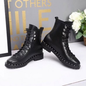 2017 Valentino women Short Boots in Calfskin leather