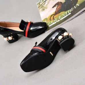 2017 gucci women shoes in Patent leather