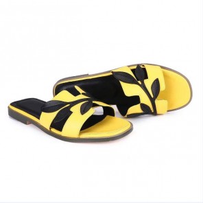 2017 hermes women Slippers in leather