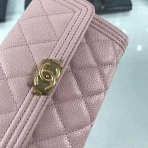 2018 Boy Chanel Tri-fold wallet