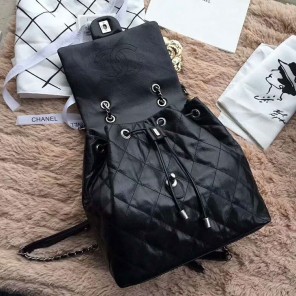 2018 Chanel Backpack Original Calfskin Leather