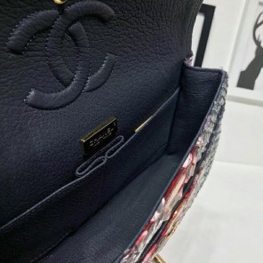 2018 Chanel Classic Flap Bag Original Python Leather