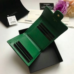 2018 Chanel Matelasse Tri-Fold Wallet