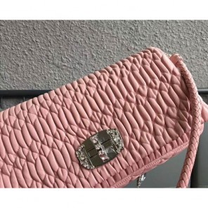 2018 LEATHER MIU MIU ICONIC CRYSTAL BAG