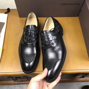 2018 Louis Vuitton men shoes in Calfskin leather inside Calfskin leather