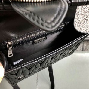 2018 Miu Miu LADY MATELASSE LEATHER SHOULDER BAG