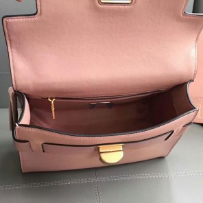2018 Miu Miu MADRAS LEATHER MIU CLICK HANDBAG
