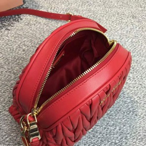 2018 MiuMiu LEATHER SHOULDER BAG