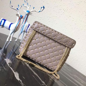 2018 VALENTINO GARAVANI ROCKSTUD SPIKE CHAIN BAG